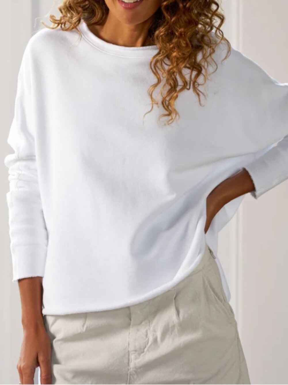 Frank & Eileen Anna Long-Sleeve Triple Fleece Capelet med - NWOT